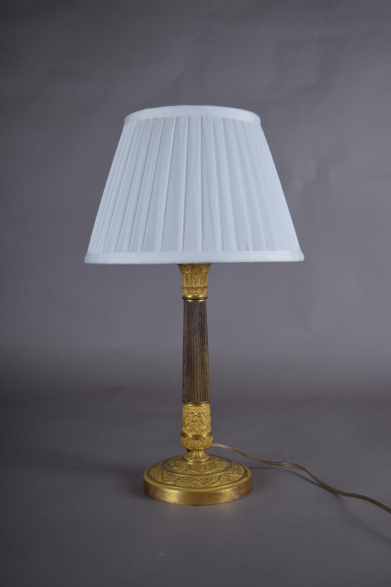 candlestick lamp ormolu gilded