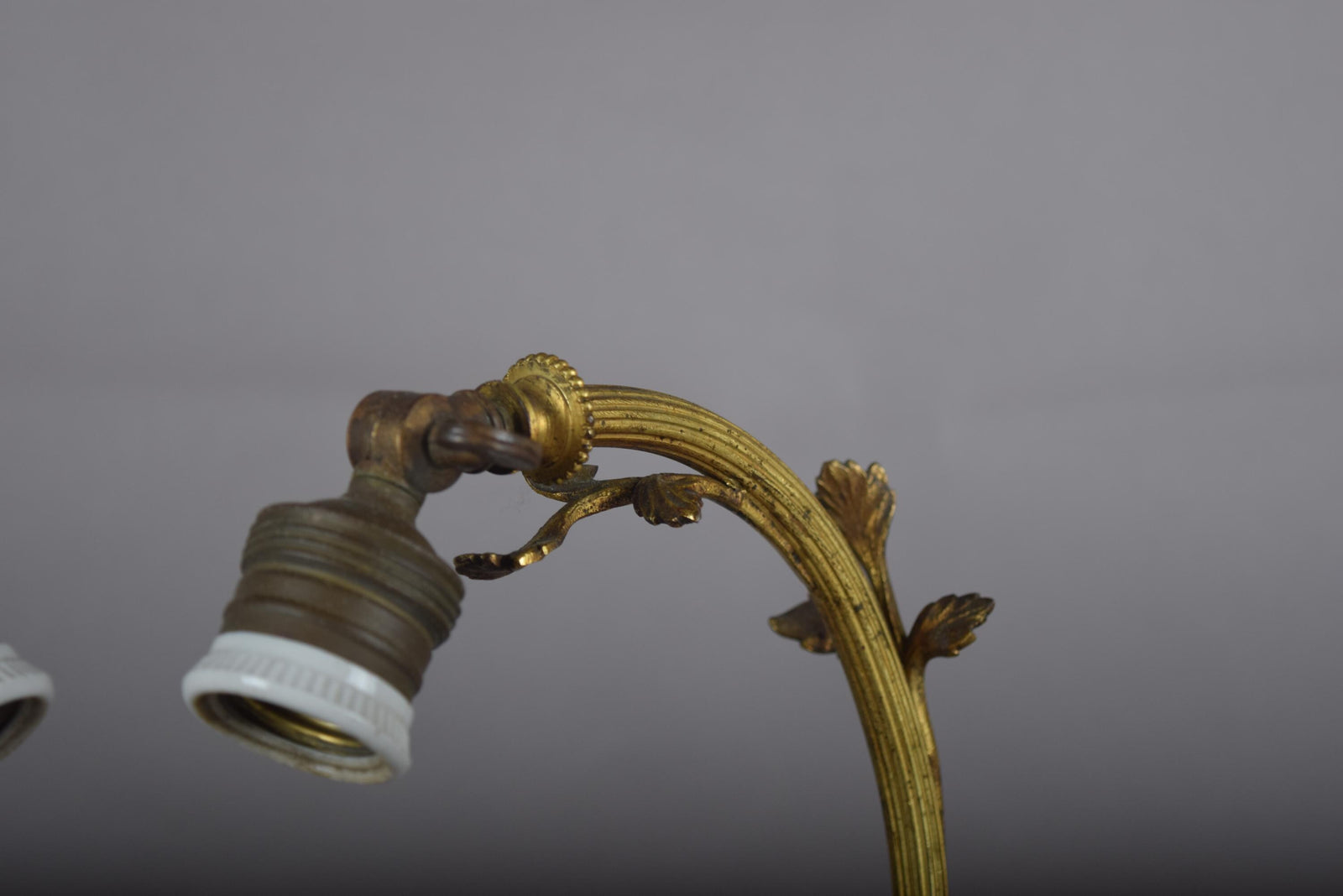 Pair of Gilt Crane Table Lamps, Hollywood Regency / French Art Deco Style, 1930s