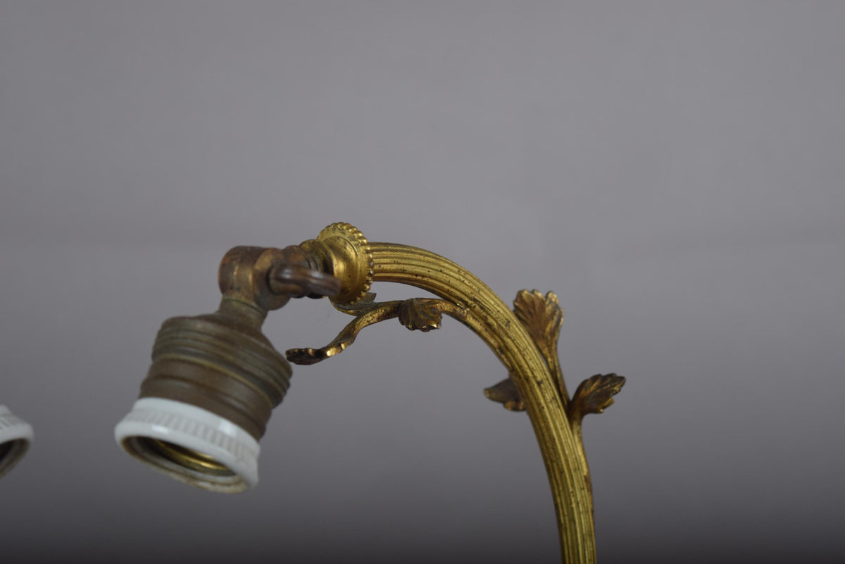 Pair of Gilt Crane Table Lamps, Hollywood Regency / French Art Deco Style, 1930s
