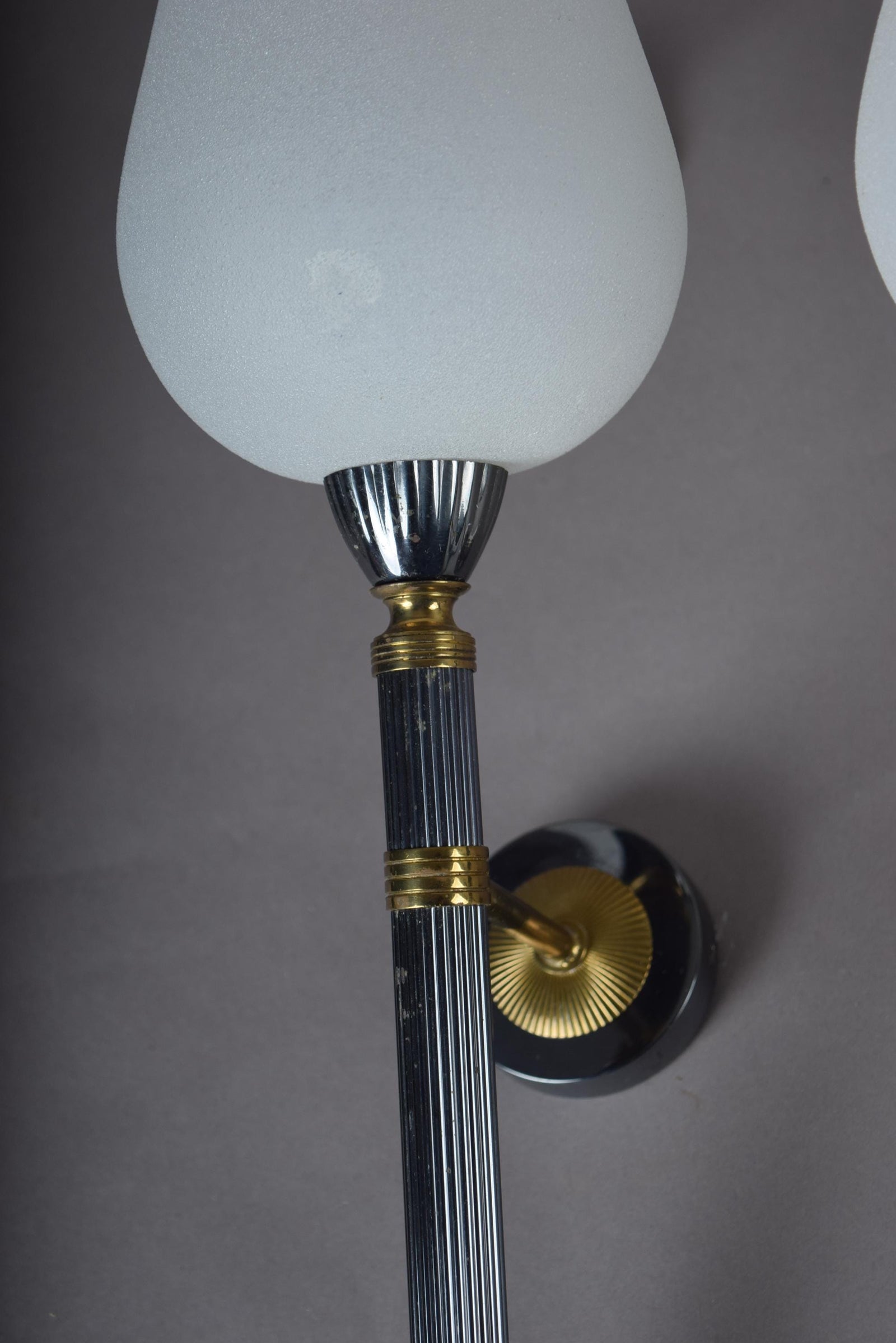Pair of Wall Lights, Style of Maison Jansen, Neoclassical French Design, 1970s
