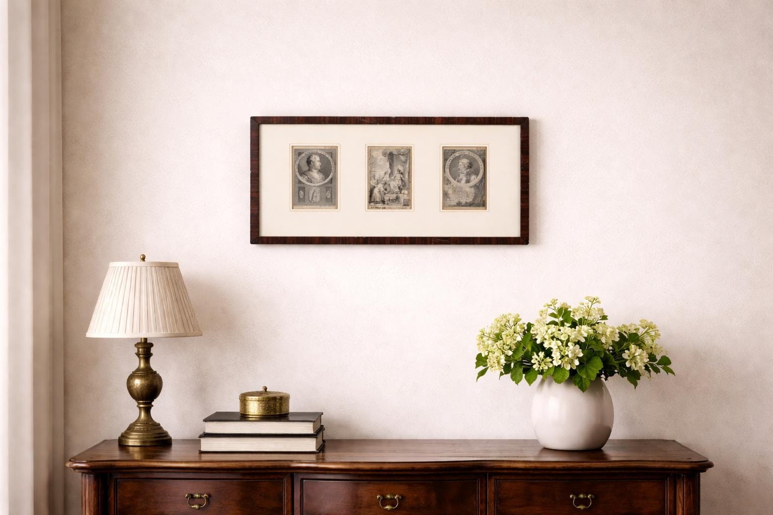 Framed Trio of Dutch Historical Engravings — Wolfert van Borselen & VOC Founding Scene