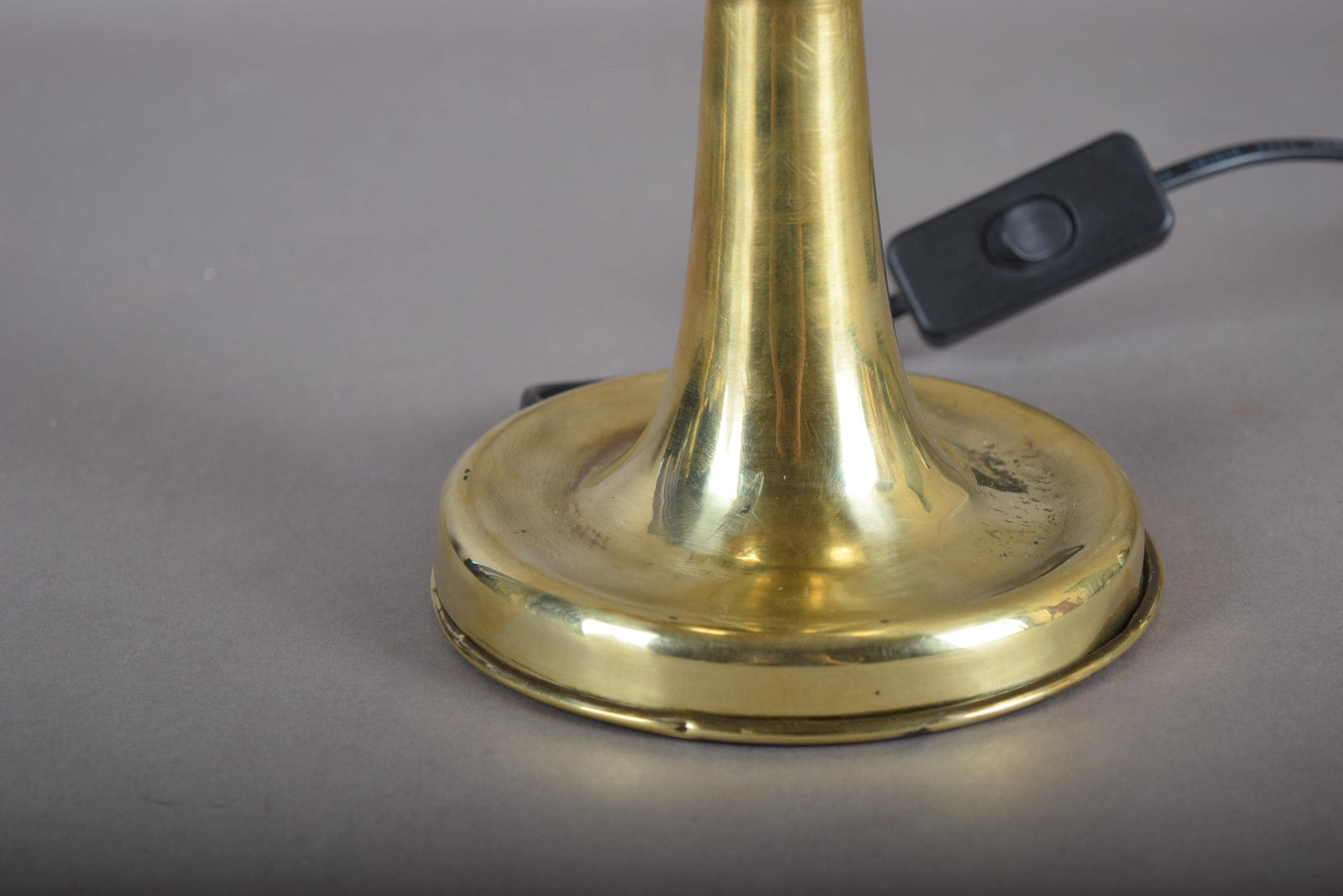 Antique Brass Oil Lamp, Electrified — Victorian Style Table Lamp, 19th Century