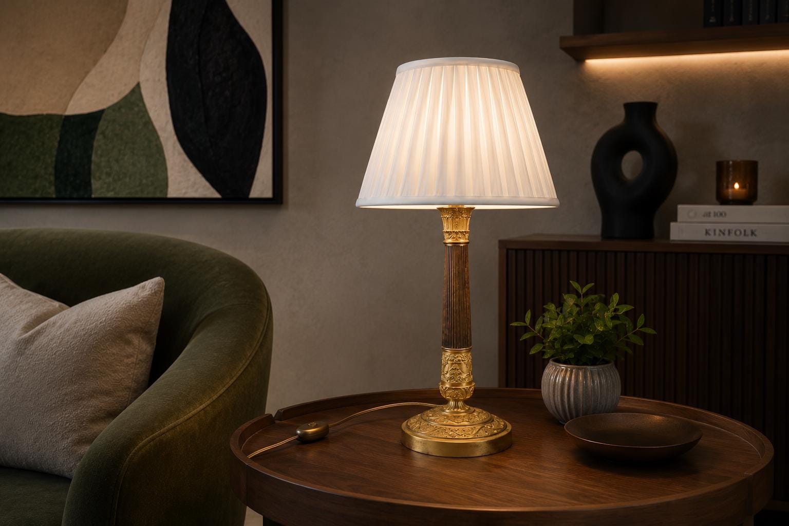 candlestick lamp ormolu gilded
