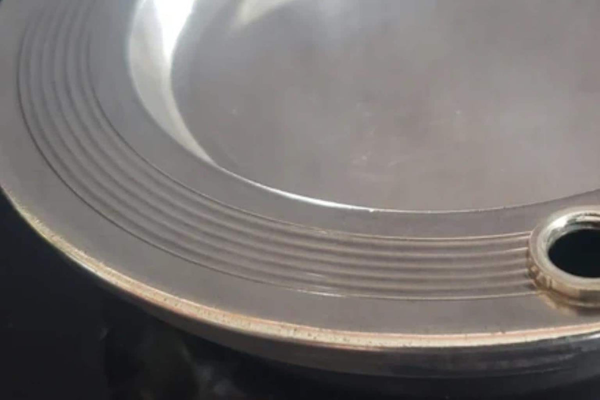 Vintage Silver-Plated Warming Plate, Rim Filling Cap and Embossed Underside