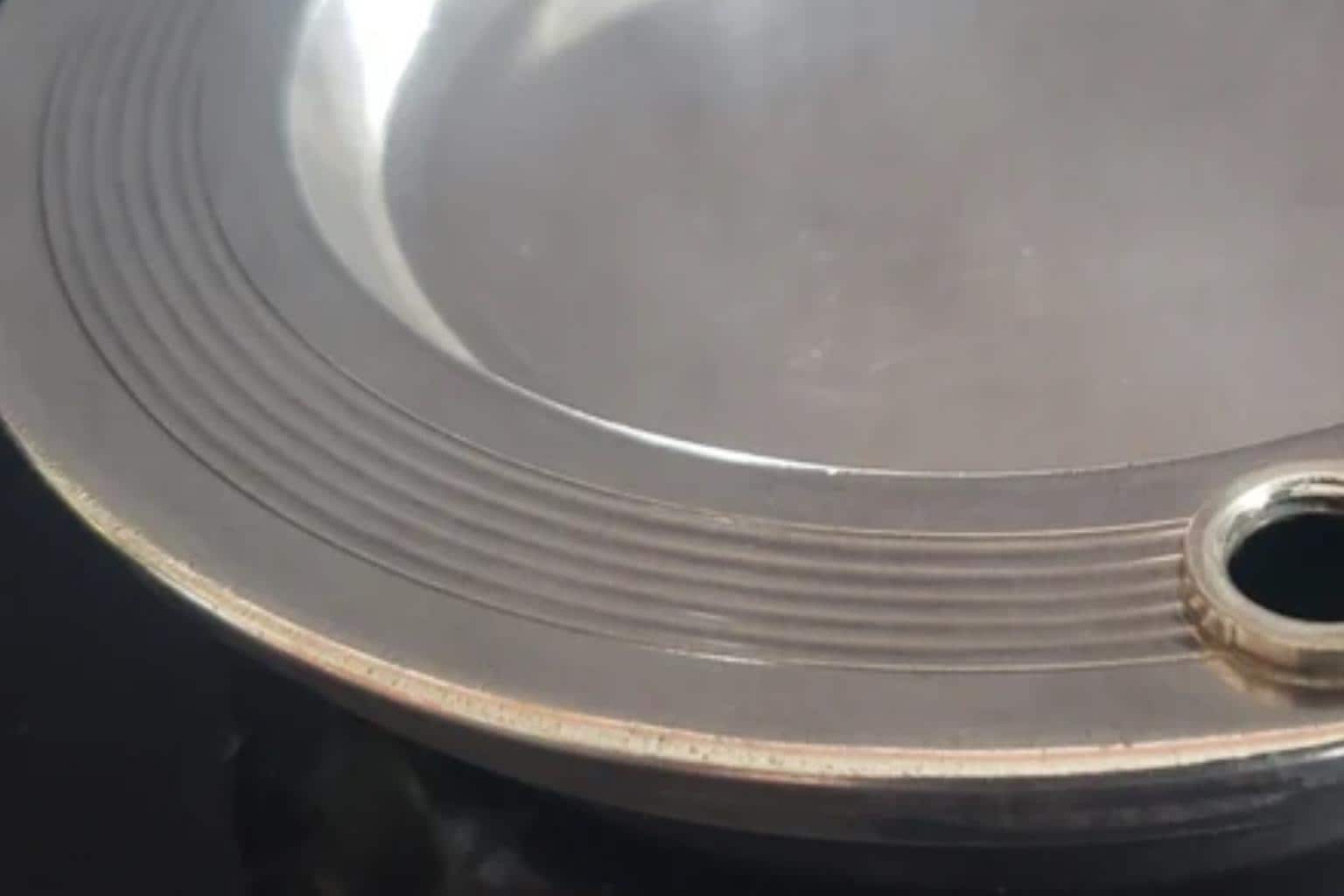 Vintage Silver-Plated Footed Dish with Lid, Embossed Swirl Design, 1970s