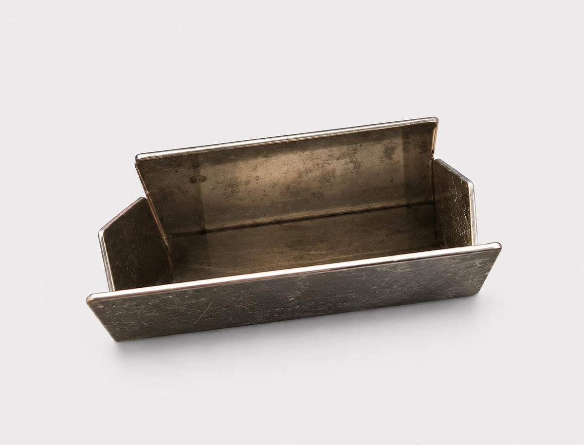 François Monnet Stainless Steel Card Holder for Kappa — French, 1970s