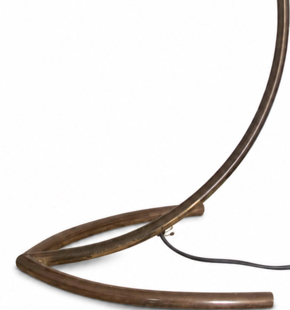 Industrial Style Adjustable Table Lamp, Bronze-Toned Metal with Swivel Shade