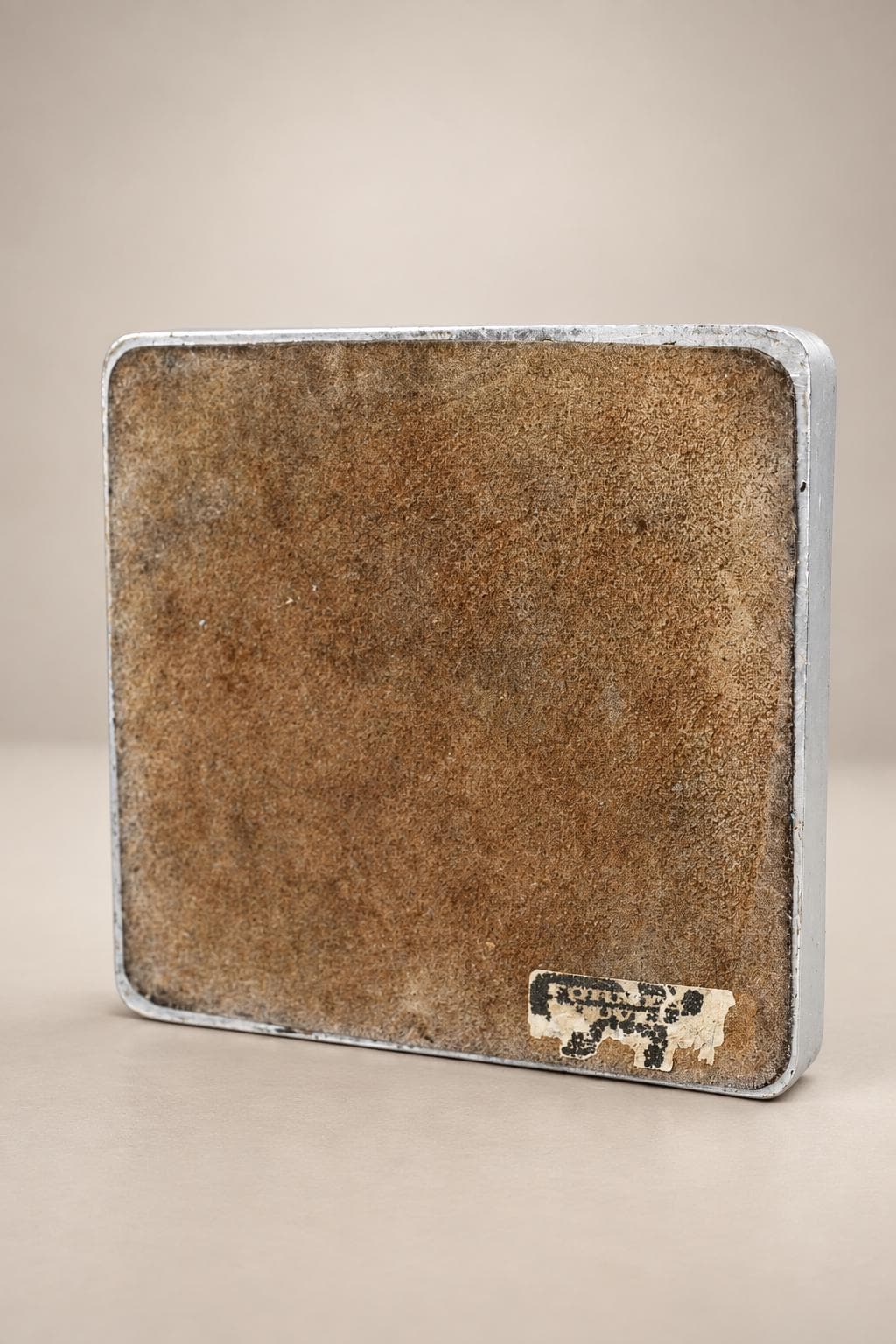 Vintage Aluminium Desk Tray, Walter and Moretti for Formes Nouvelles — France, circa 1970