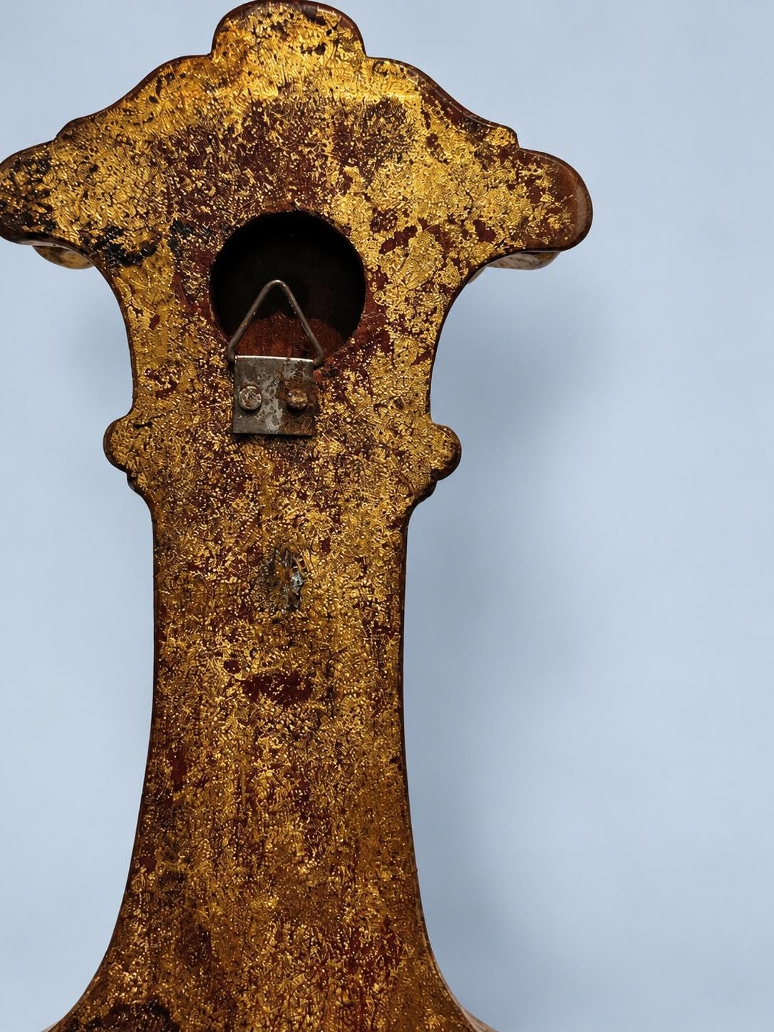 Vintage Pair of Classical Style Antique Gold Finish Two-Arm Wall Sconces with Acanthus Arms