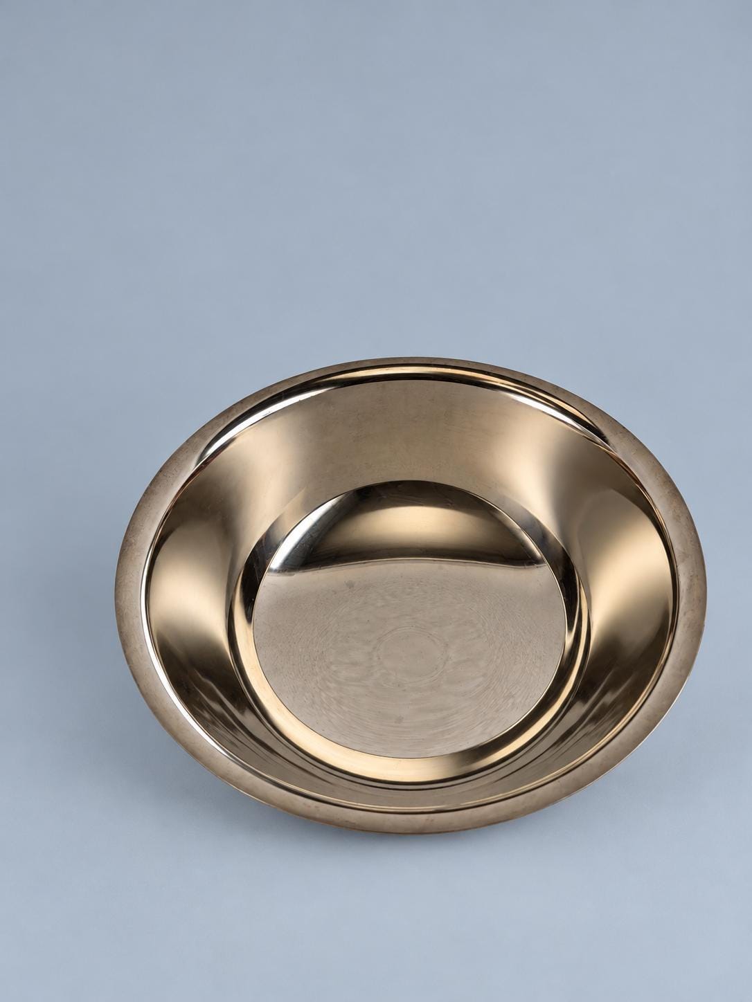 Caviar Server with Iced Bowl, Removable Three-Arm Holder and Glass Dish, Silver-Tone Footed Bowl with Gold-Tone Finials
