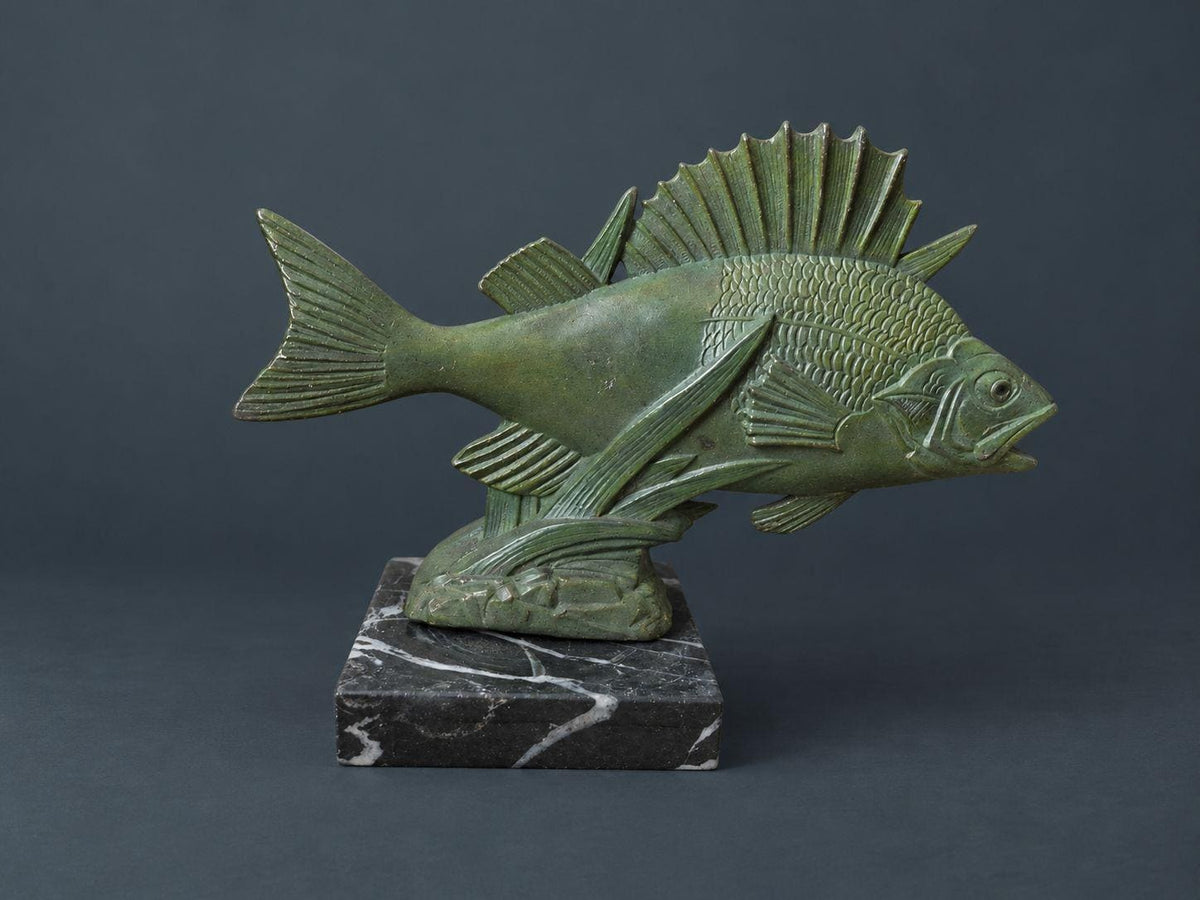 Antique Patinated Bronze Boy Riding a Water Buffalo, Herd Boy Sculpture on Pierced Rockwork Base, Asian Decor, circa 1900