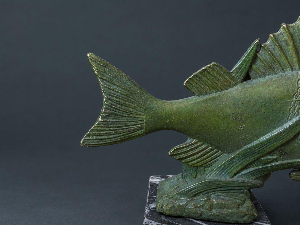 Antique Patinated Bronze Boy Riding a Water Buffalo, Herd Boy Sculpture on Pierced Rockwork Base, Asian Decor, circa 1900