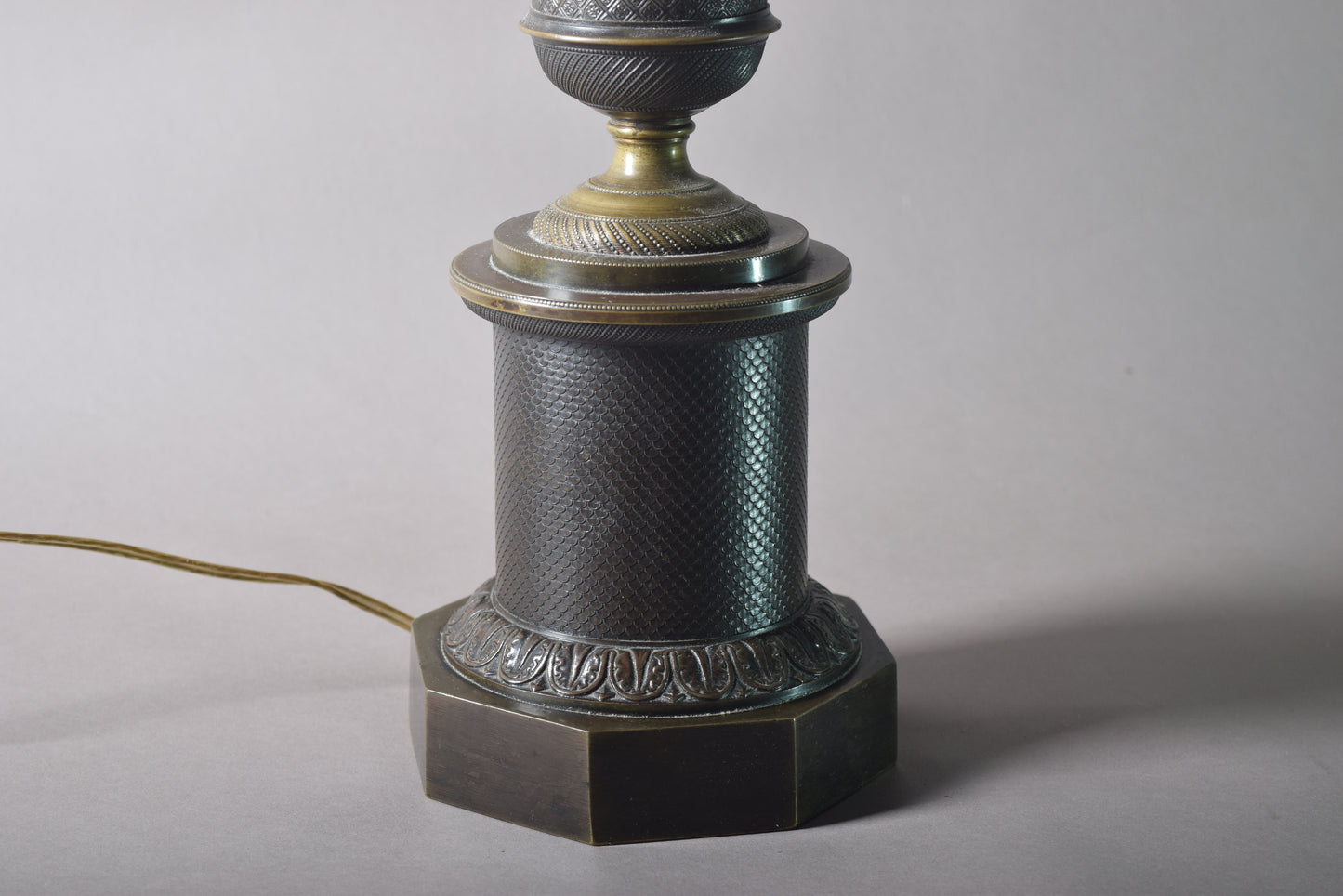 Bronze table lamp 19th Century