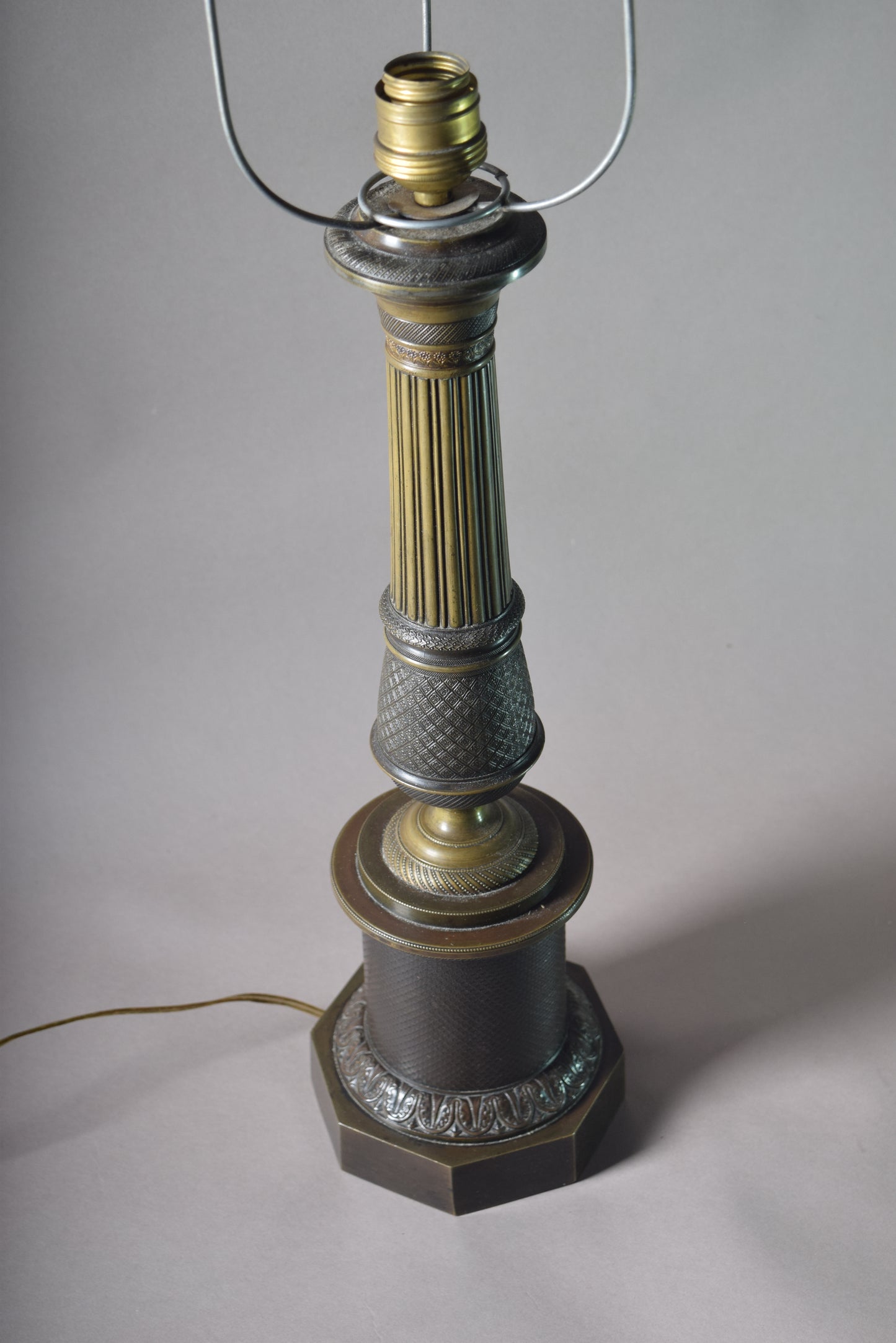 Bronze table lamp 19th Century