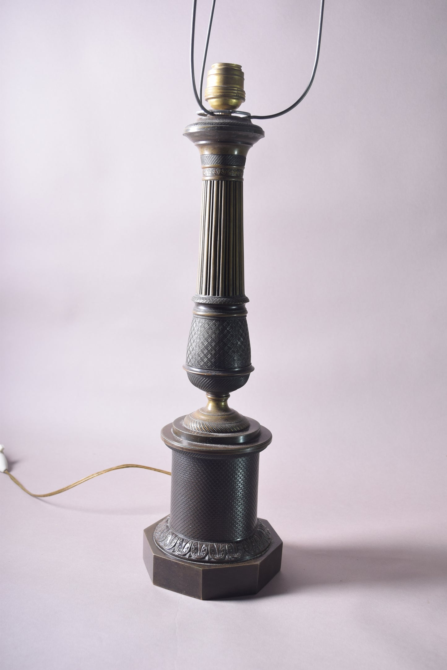 Bronze table lamp 19th Century