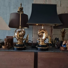 Deknudt Belgium horse head lamp 1980s