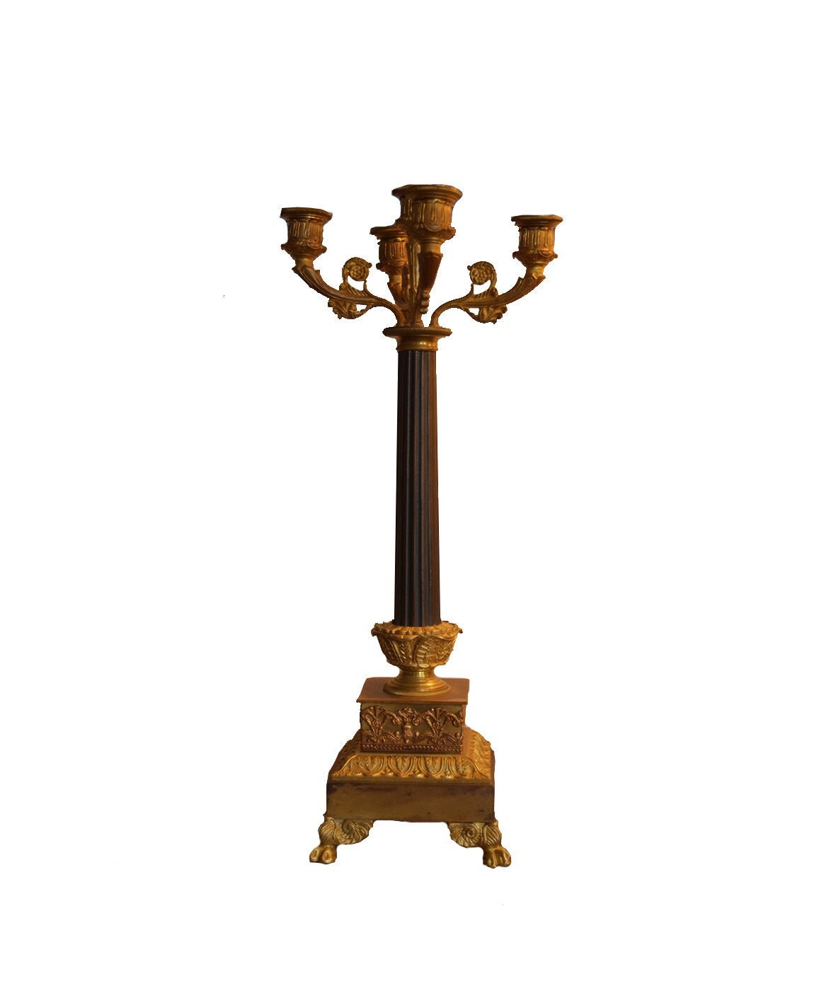 Antique Candelabra Gilded 19th century