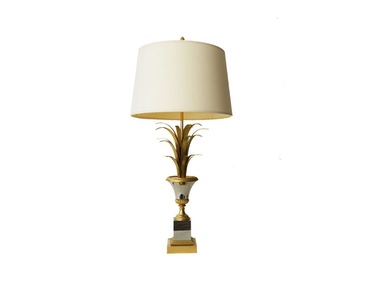 Vintage S.A Boulanger Palm Pineapple Lamp