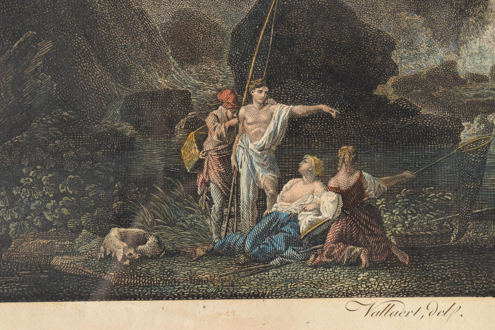 High-quality reproduction of 'The Waterfalls at Tivoli, with the Villa of Maecenas' by Claude-Joseph Vernet. This 18th-century drawing depicts the stunning waterfalls of Tivoli with the historic Villa of Maecenas in fine detail. A masterful sketch showcasing the beauty of classical European landscapes, perfect for collectors and history lovers seeking timeless decor.