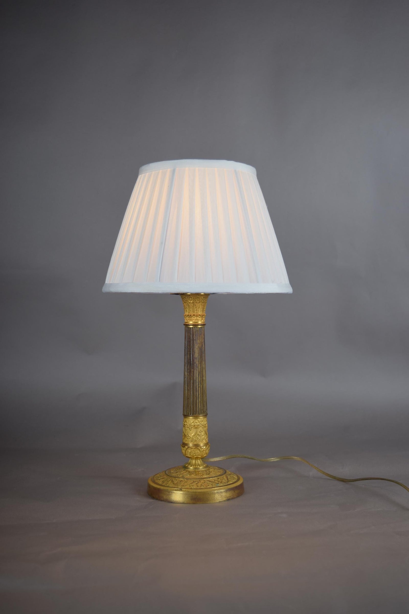 candlestick lamp ormolu gilded
