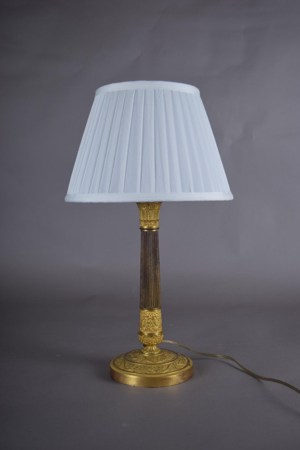 candlestick lamp ormolu gilded
