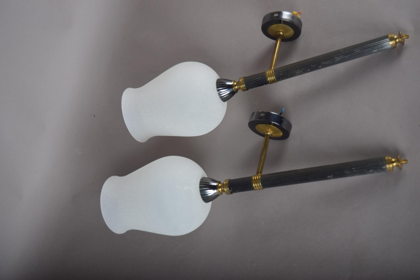 Pair of Wall Lights, Style of Maison Jansen, Neoclassical French Design, 1970s