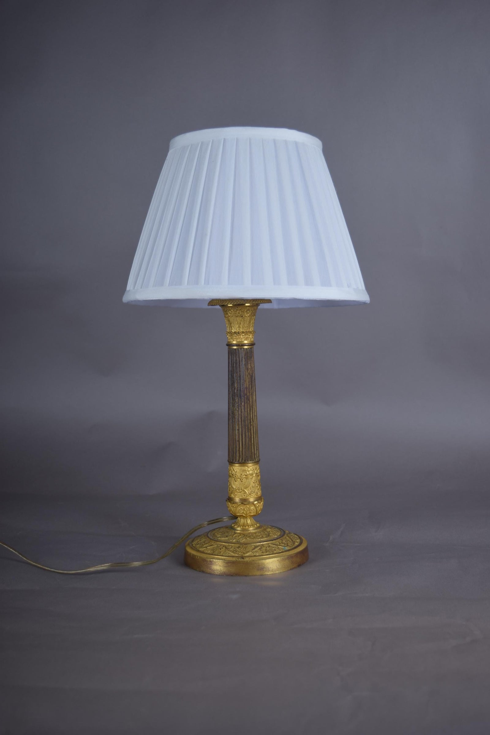 candlestick lamp ormolu gilded