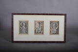 Framed Trio of Dutch Historical Engravings — Wolfert van Borselen & VOC Founding Scene