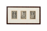 Framed Trio of Dutch Historical Engravings — Wolfert van Borselen & VOC Founding Scene