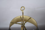 Antique Bronze Bouillotte Lamp, Swan-Head Arms — French Empire Style, Circa 1910s