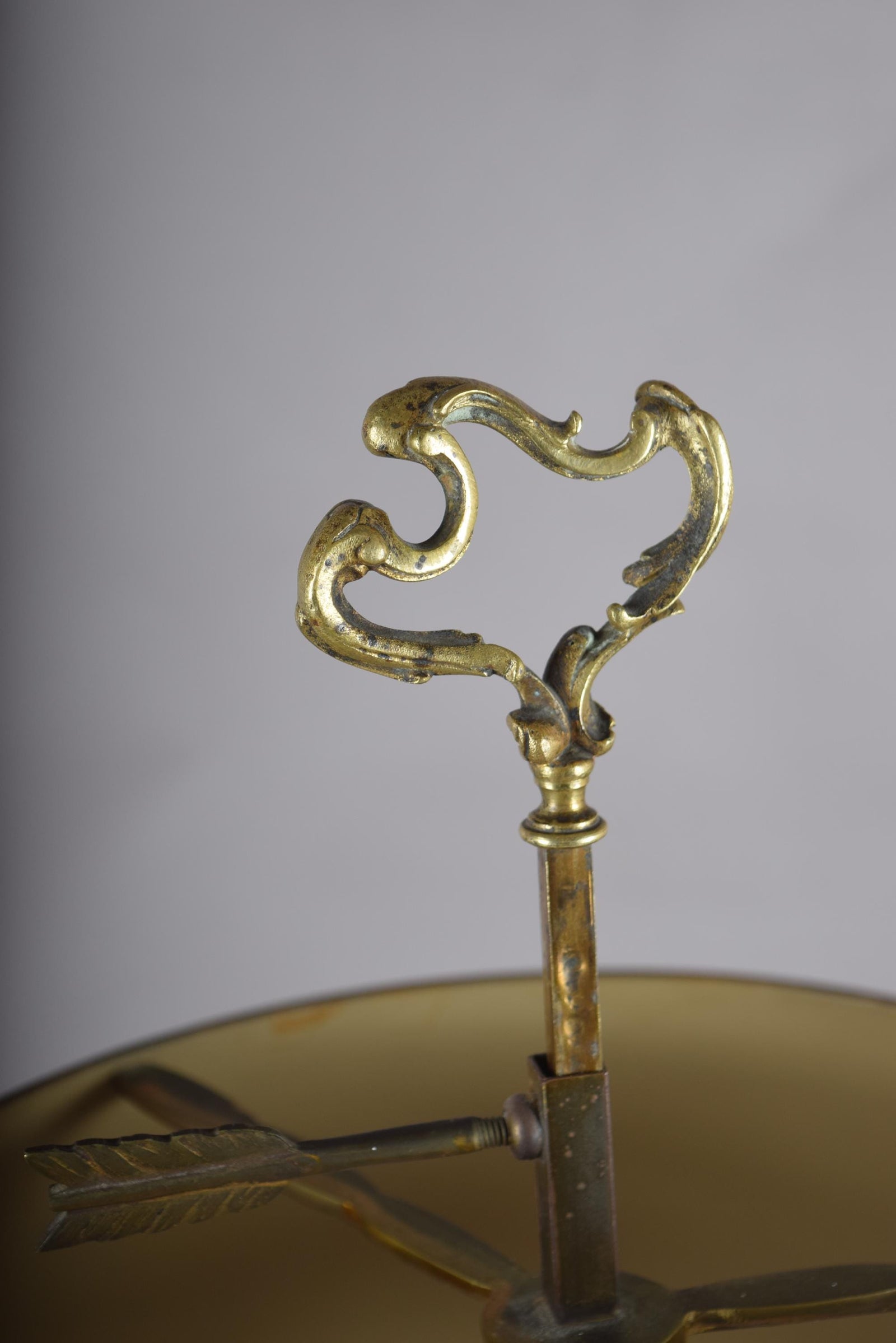 Antique Bronze Bouillotte Lamp, Louis XV Style — French, 19th Century