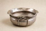 Vintage EPNS Silver Cache Pot, Silver Plated Planter, Decorative Metal Planter, Rope Edge Planter, Vintage Home Décor