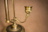 Antique Gilt Bronze Adjustable Piano Candle Lamp — Continental, 1910s