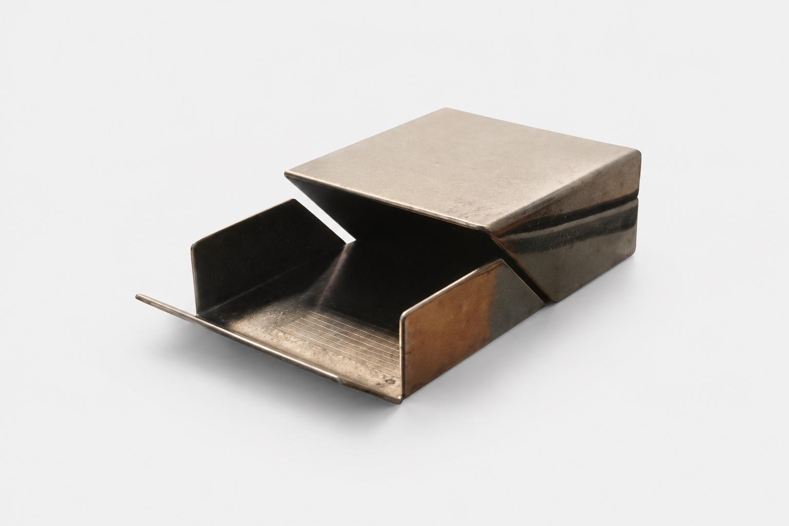 François Monnet Stainless Steel Card Holder for Kappa — French, 1970s