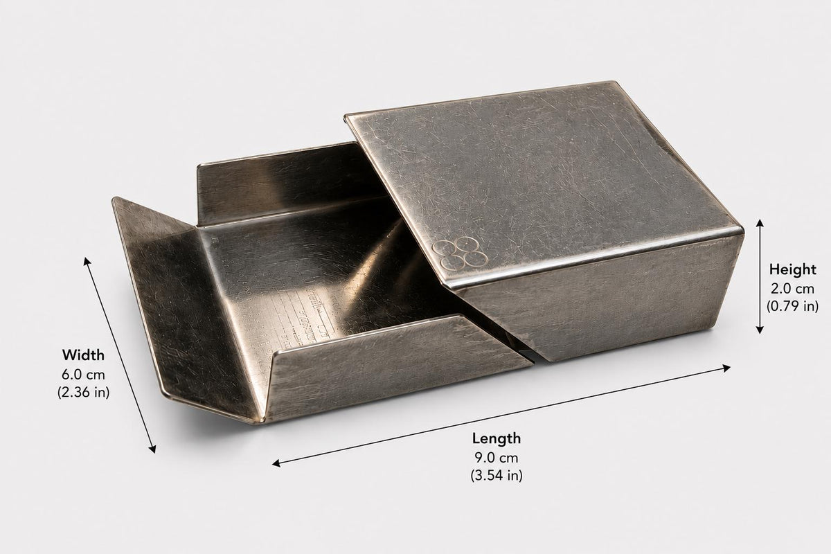 François Monnet Stainless Steel Card Holder for Kappa — French, 1970s