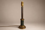 Bronze Lamp Base, Louis XVI Style, Fluted Column — Vintage, 1950s