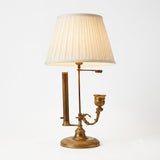 Antique Gilt Bronze Adjustable Piano Candle Lamp — Continental, 1910s