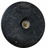 Pair of Black Marble Cassolette Lamp Bases with Inset Marble Band — French, 19th Century