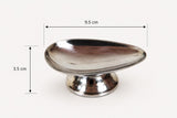 Set of 6 Vintage Stainless Steel Avocado Dishes, Mid-Century Serving Bowls, Inox Appetizer Dishes, Retro Tableware Set, Circa 1950s