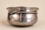 Vintage EPNS Silver Cache Pot, Silver Plated Planter, Decorative Metal Planter, Rope Edge Planter, Vintage Home Décor