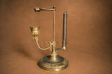 Antique Gilt Bronze Adjustable Piano Candle Lamp — Continental, 1910s