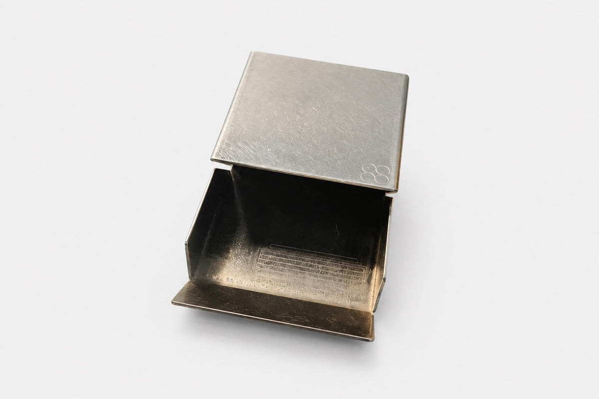 François Monnet Stainless Steel Card Holder for Kappa — French, 1970s