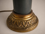 Bronze Lamp Base, Louis XVI Style, Fluted Column — Vintage, 1950s
