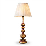 Carved Gold Leaf Table Lamp, Florentine Acanthus Leaves, Original Simon Fittings, Spanish Vintage Style, 1950s