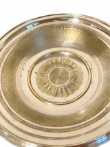 Rare Antique WMF Silvered Bowl, Art Nouveau Grape Leaf Handles, Germany, Late 19th Century