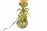 Bronze Pineapple Table Lamp Base, Maison Jansen Style, French Decorative Column Lamp
