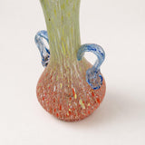 Vintage Murano-Style Glass Vase with Murrine, Multicolor Speckled Glass, 20th Century