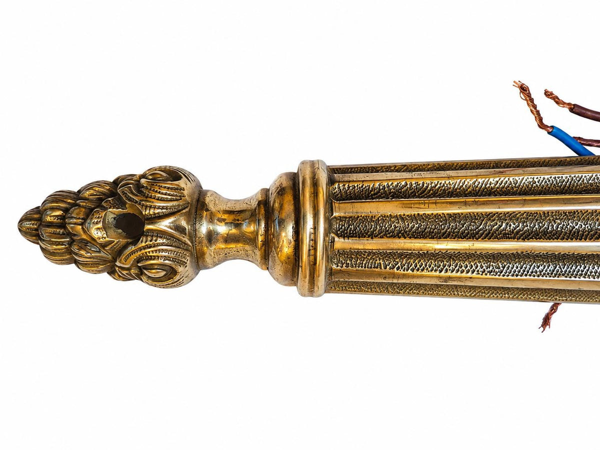 Bronze Wall Sconce, Empire Quiver Form with Three Arms — 20th Century