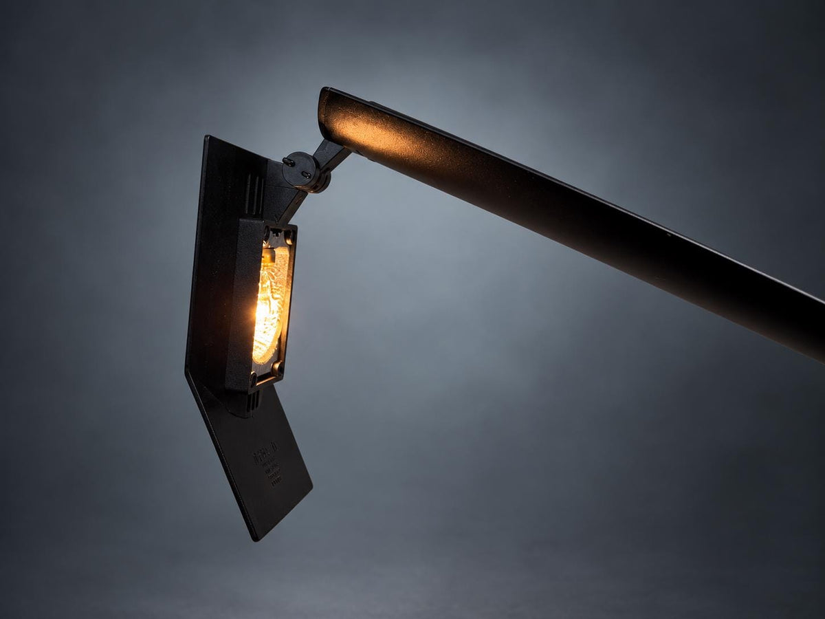 Black Lacquered Architect Lamp, Adjustable Modernist Desk Light