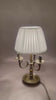 Vintage French Bouillotte Lamp, Bronze-Toned Candelabra, Hollywood Regency Style, 1950s